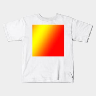 red yellow abstract texture background pattern Kids T-Shirt